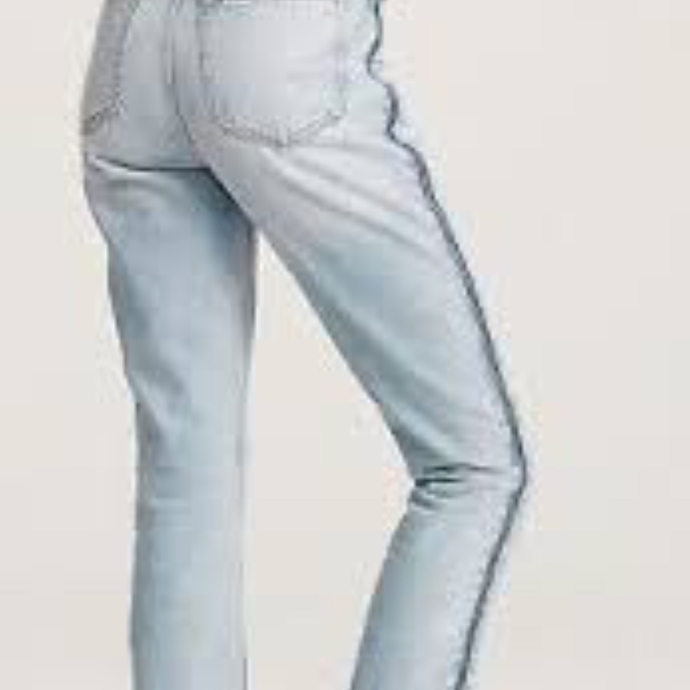 Abercrombie Jeans with zipper on the side.